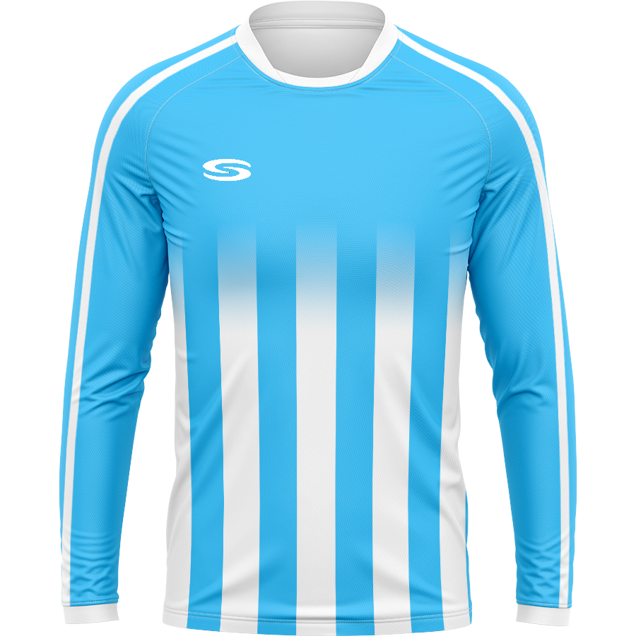 Football Shirt Sky Blue Demo Serious Sport